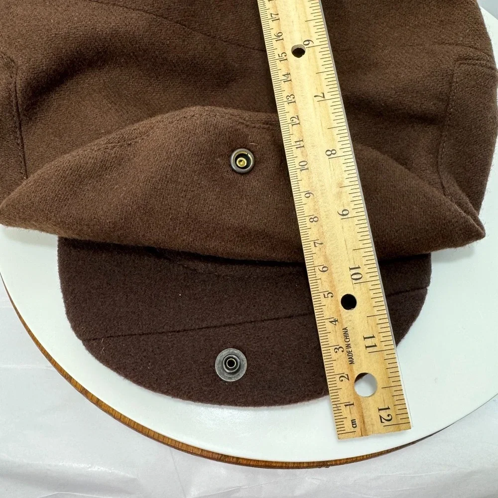 Vintage‎ Dobbs Fifth Ave Wool Retro Heritage Newsboy Ivy Gatsby Flat Cap L Brown